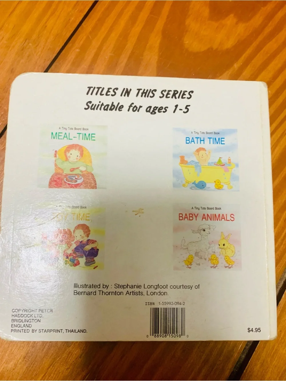 Tiny tots: Bath Time Children's Board Book
